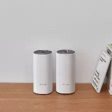 Sistema Mesh Tp-link Ac1200 Deco E4 2-pack, Wi-fi 5, Rj-45 2, 2.4/5ghz, Compatible Alexa, Blanco